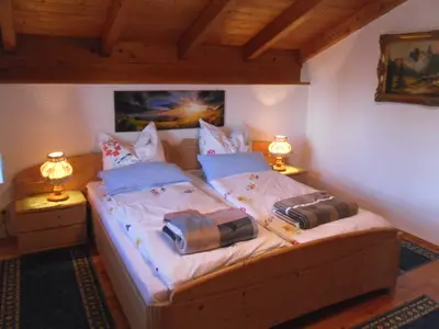 Schlafzimmer 1 mit Doppelbett und 3.Zusatzbett