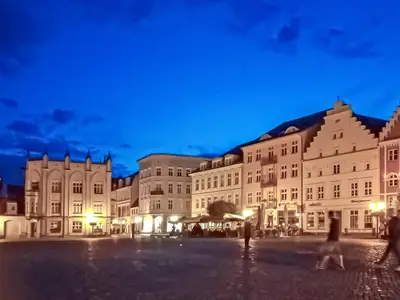 outside