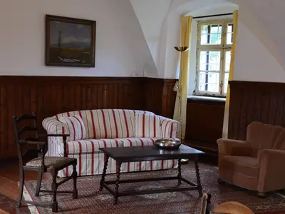 bequeme Sitzecke im Wohnzimmer