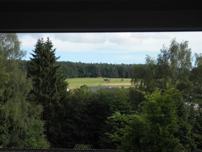 Blick vom Balkon