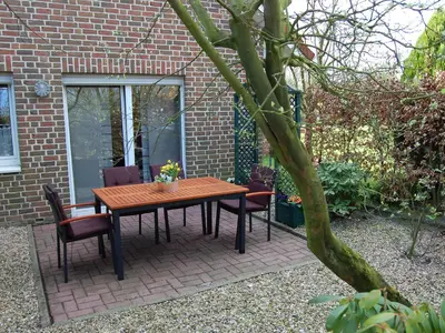 Terrasse. Sitzgelegenheit