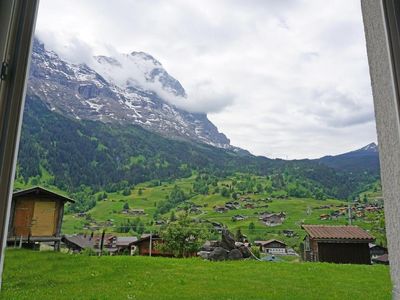 Blick aus dem Schlafzimmerfenster