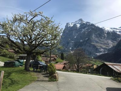 Hauszufahrt mit Wetterhorn