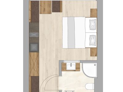 Ferienwohnung für 2 Personen (22 m²) in Gröbming 7/10