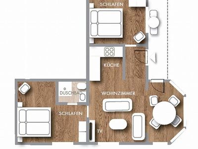 Ferienwohnung für 4 Personen (69 m²) in Grömitz 3/10