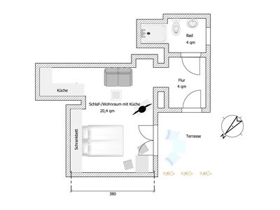 Ferienwohnung für 2 Personen (32 m²) in Grömitz 6/7