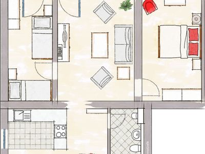 Ferienwohnung für 4 Personen (70 m²) in Grömitz 2/10