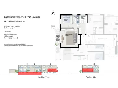 Ferienwohnung für 4 Personen (50 m²) in Grömitz 3/10