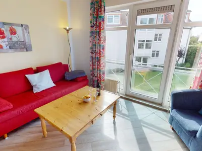 Ferienwohnung mit Balkon in ruhiger Lage für bis zu 4 Personen