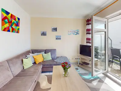 Ferienwohnung mit Balkon in ruhiger Lage