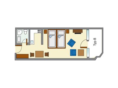 Ferienwohnung für 2 Personen (28 m²) in Grömitz 5/9