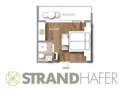 Ferienwohnung für 2 Personen (26 m²) in Grömitz 2/10