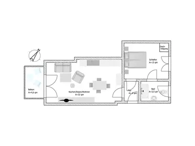 Ferienwohnung für 2 Personen (52 m²) in Grömitz 6/7