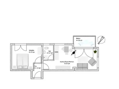 Ferienwohnung für 2 Personen (50 m²) in Grömitz 5/6