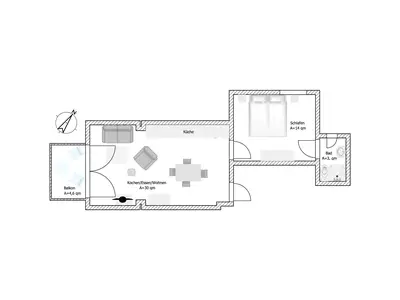 Ferienwohnung für 2 Personen (52 m²) in Grömitz 6/7