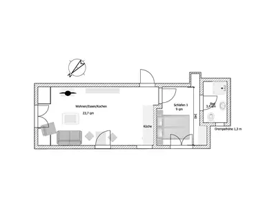 Ferienwohnung für 2 Personen (40 m²) in Grömitz 6/7