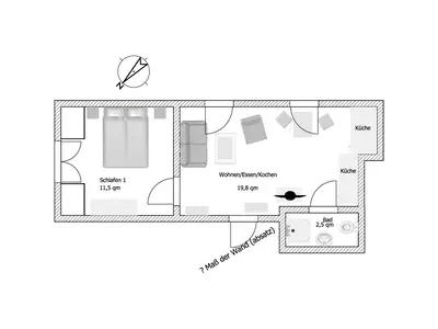 Ferienwohnung für 2 Personen (40 m²) in Grömitz 6/6
