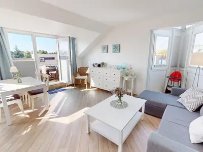 Ferienwohnung für 4 Personen mit Balkon an der Ostsee