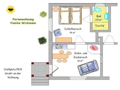 Ferienwohnung für 3 Personen (32 m²) in Groß Breesen 3/10