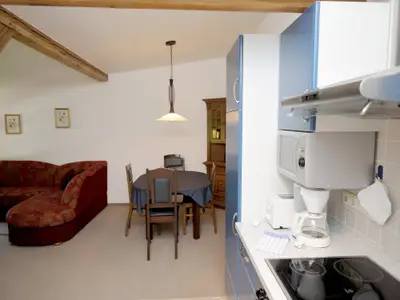 De Jäger: Wohnraum mit Küche