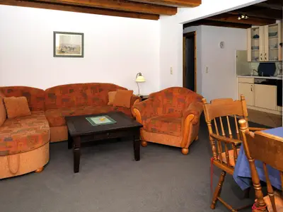 De Gutsherr: Wohnraum mit Küche