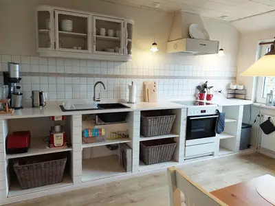 FW Hygge in der Heide Separate Küche mit Essplatz
