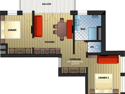 Ferienwohnung für 6 Personen (55 m²) in Grossarl 3/10