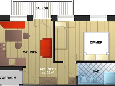 Ferienwohnung für 4 Personen (35 m²) in Grossarl 4/10