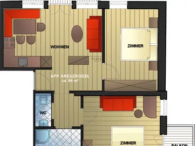 Ferienwohnung für 6 Personen (64 m²) in Grossarl 5/10
