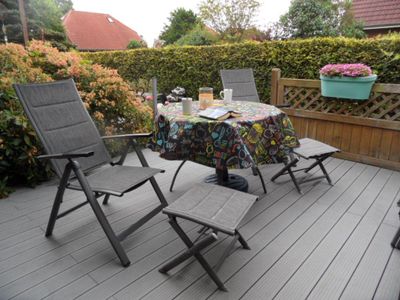 Terrasse am Wohnzimmer