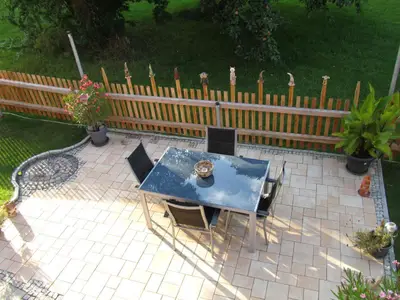 Blick auf die Terrasse