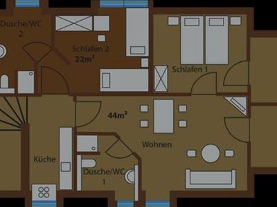 Ferienwohnung für 6 Personen (66 m²) in Großschönau 5/8