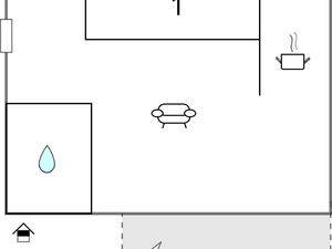 Ferienwohnung für 3 Personen (72 m²) in Gruda