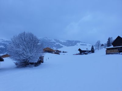 Ansicht von Süden Winter