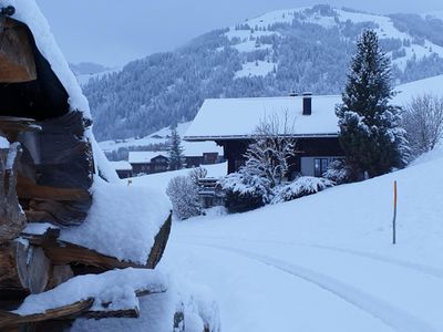 Ansicht von Süden Winter