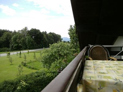 Blick vom Balkon