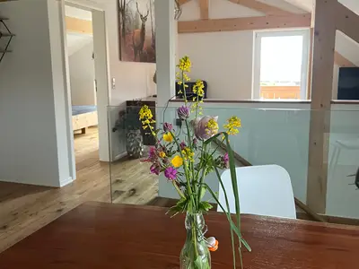 Offener Wohn- und Küchenbereich