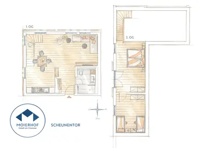 Skizze Wohnung Scheunentor