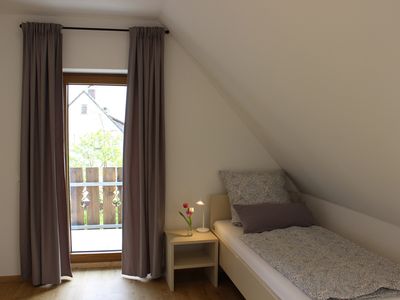 Schlafzimmer mit 2 Einzelbetten