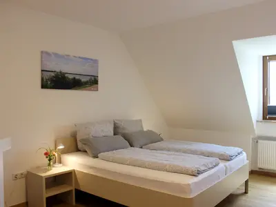 FeWo Schlafzimmer 1, Doppelbett