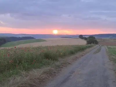 Sonnenaufgang über Gusterath