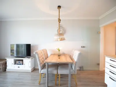Strandmuschel Haffkrug: Essen, entspannen, genießen – Ferienwohnung mit Stil.