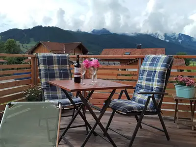 Dachterrasse - Buchenbergblick