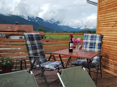Dachterrasse - Schlossblick