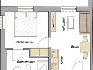 Ferienwohnung für 3 Personen (35 m²) in Halblech