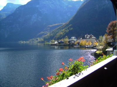 Ausblick vom Balkon