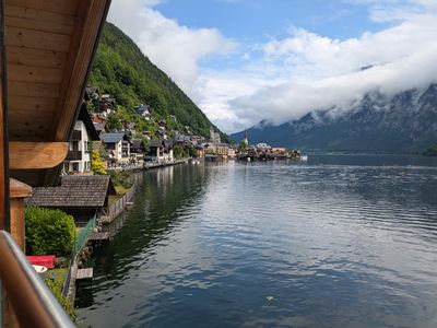 Ausblick vom Balkon der Ferienwohnung SeeTraum