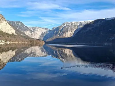 Blick vom Balkon auf den See