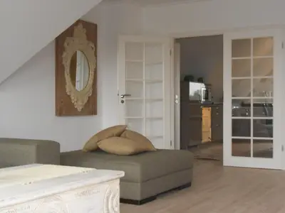 im Wohnzimmer alles aufeinander abgestimmt