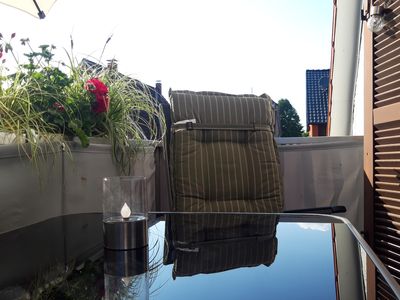 Balkon der Ferienwohnung Seeglück